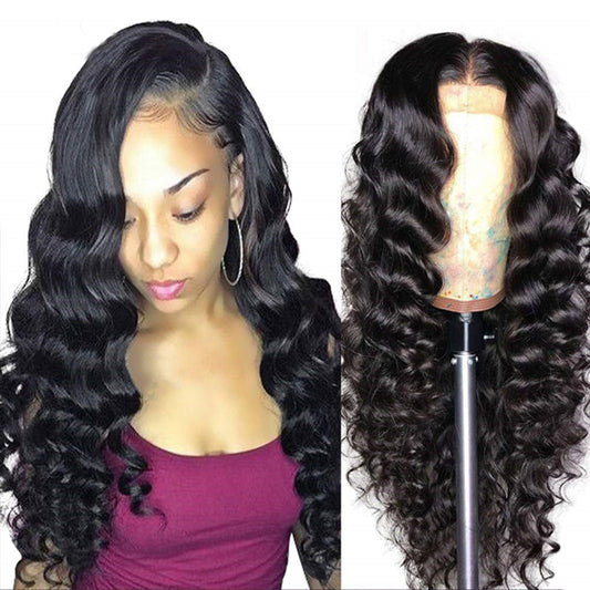 Wholesale Brazilian 100% Human Hair Wigs Body Wave 4x4 Lace Closure Front Wigs, 18, 20, 22 inch